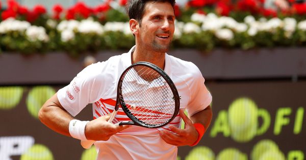 Foto: Novak Djokovic, tras ganar su partido contra Taylor Fritz en la central del Open de Madrid. (EFE)
