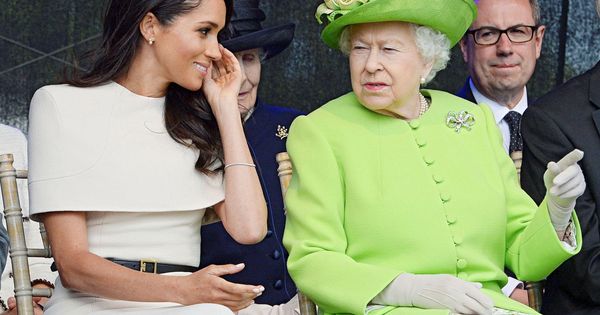 Foto: La reina y la duquesa de Sussex. (Reuters)