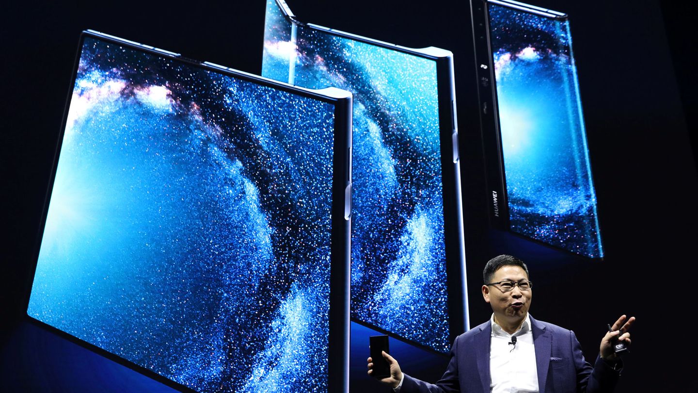 Richard Yu, CEO de Huawei en la presentación. (Reuters)