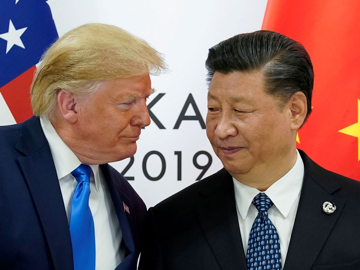 Foto: Donald Trump, junto a Xi Jinping, en una imagen de archivo. (Reuters)
