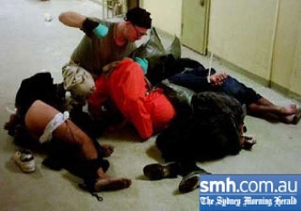 Foto: Una televisión australiana muestra las fotos de maltratos que quiere vetar Obama