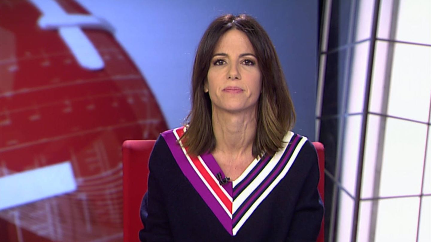La periodista Mónica Sanz. (Mediaset)