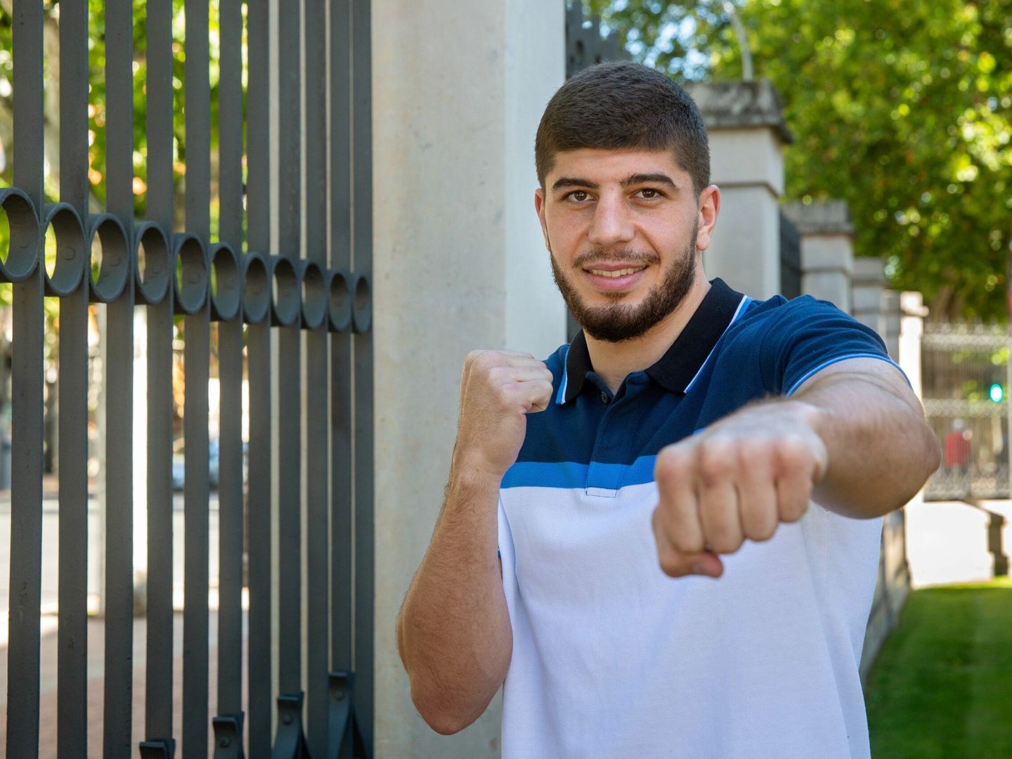 El boxeador Gazi Jalidov. (EFE)