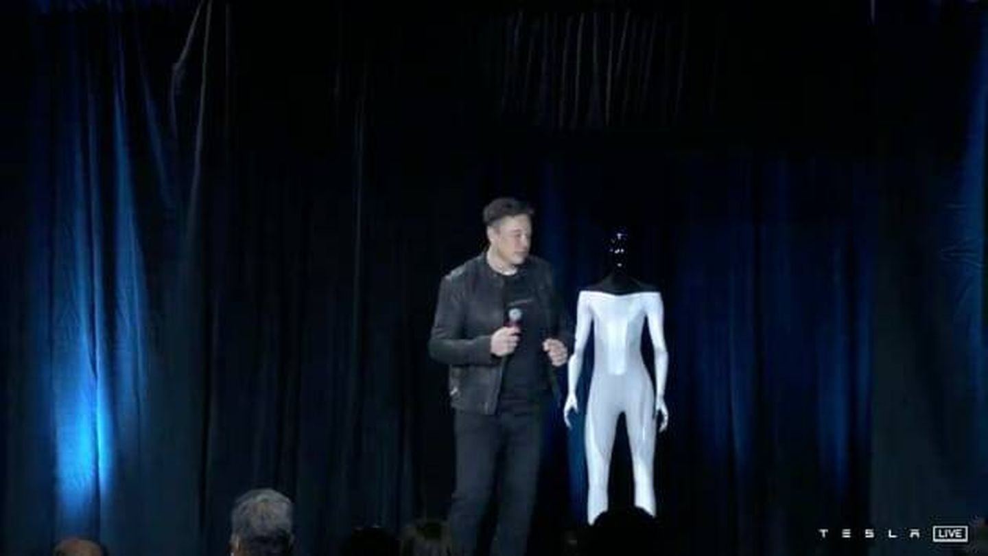 Musk y el Tesla Bot.