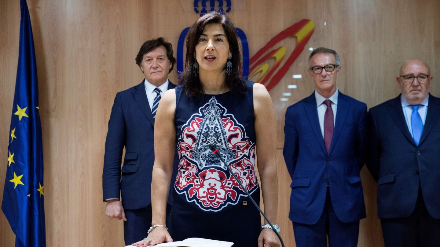 María José Rienda juró su cargo como presidenta del Consejo Superior de Deportes. (EFE)