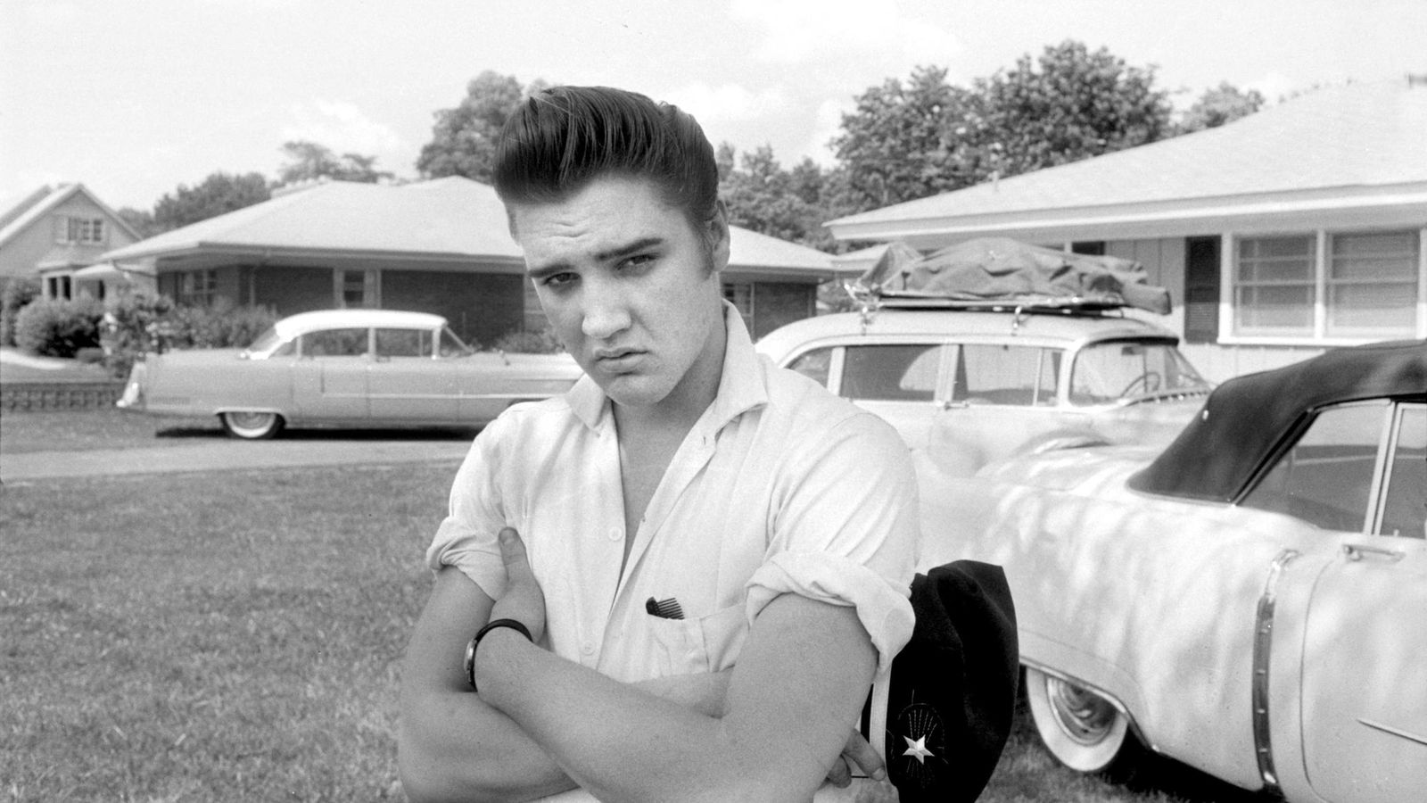 Foto: Fotografía de archivo de Elvis Presley en Tennessee.