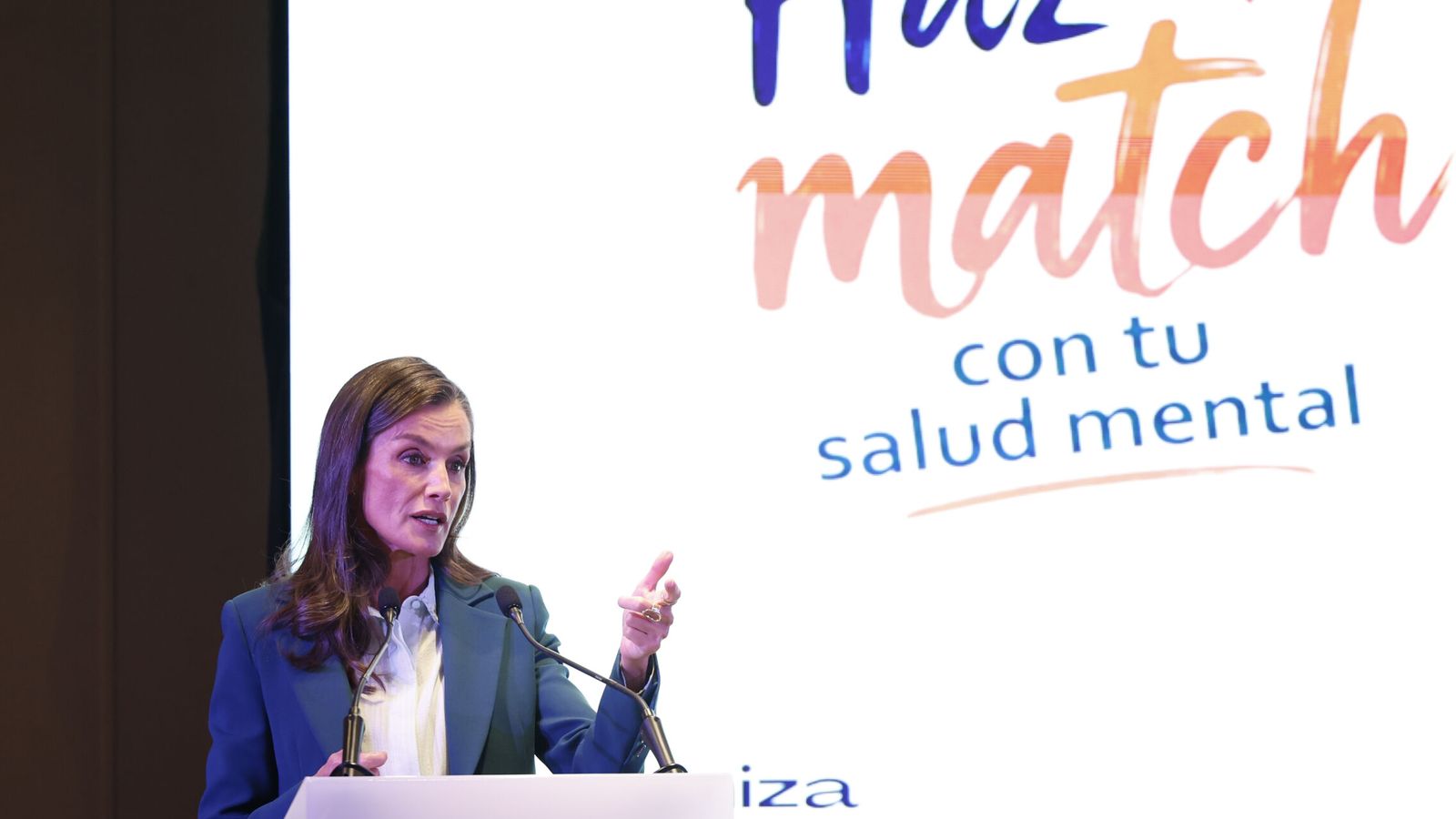"La mala salud mental a veces es invisible": la reina Letizia pone el foco en el sufrimiento que no se ve