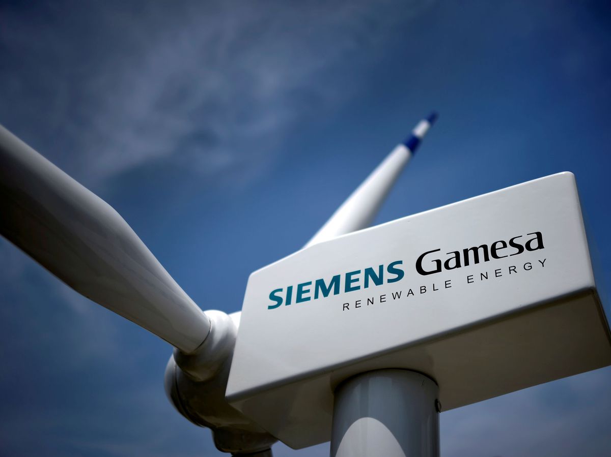 Foto: Aerogenerador de Siemens Gamensa (EFE)