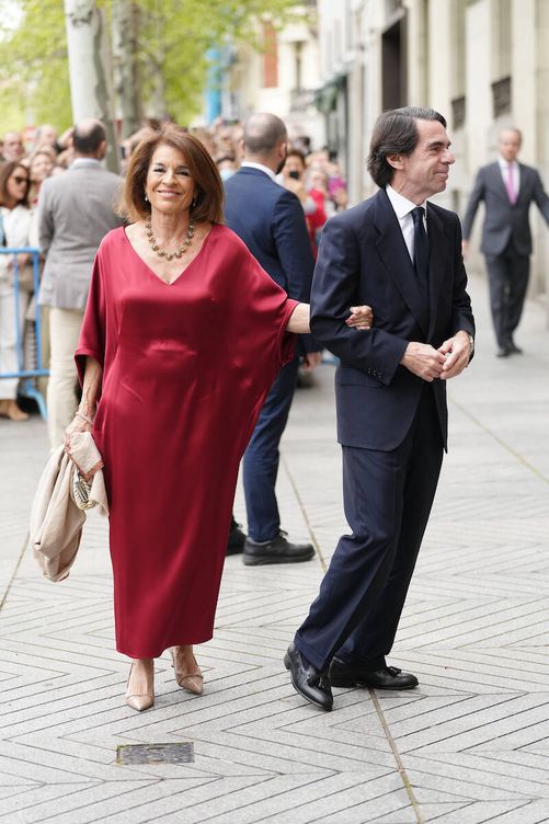 Ana Botella, con José María Aznar. (LP)