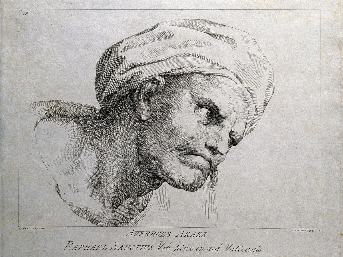 Foto: Grabado de Averroes de D. Cunego, en 1785. 