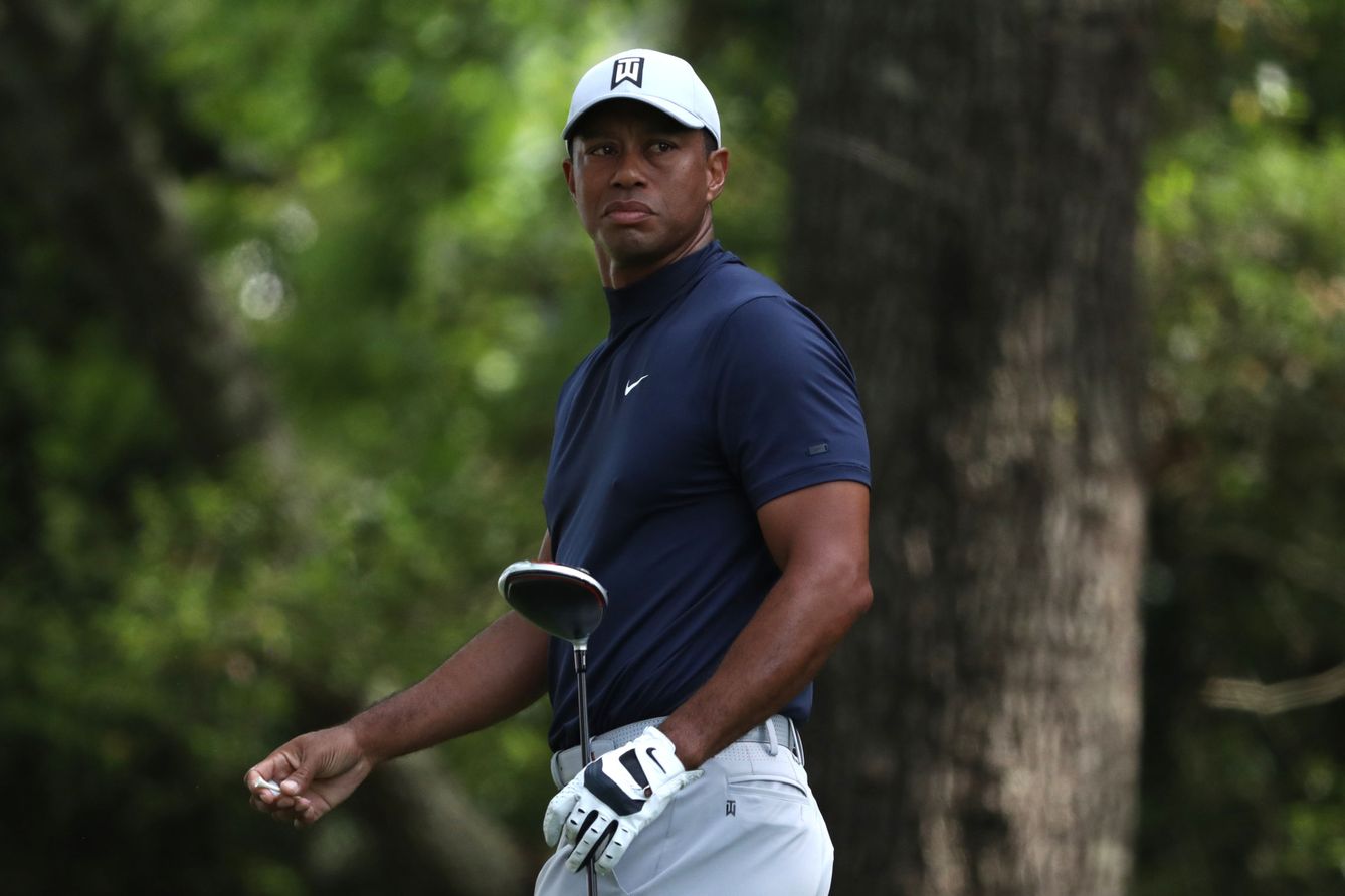 Tiger Woods en un Master. (Reuters)
