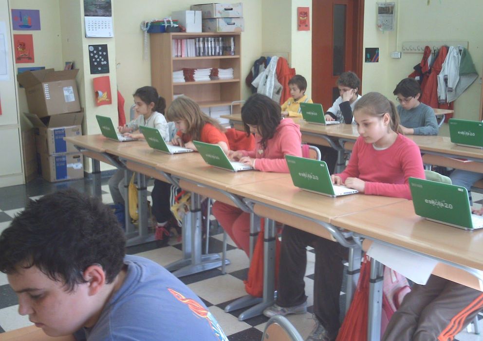 Foto: Uno de los colegios del País Vasco donde se implantó el proyecto Eskola 2.0