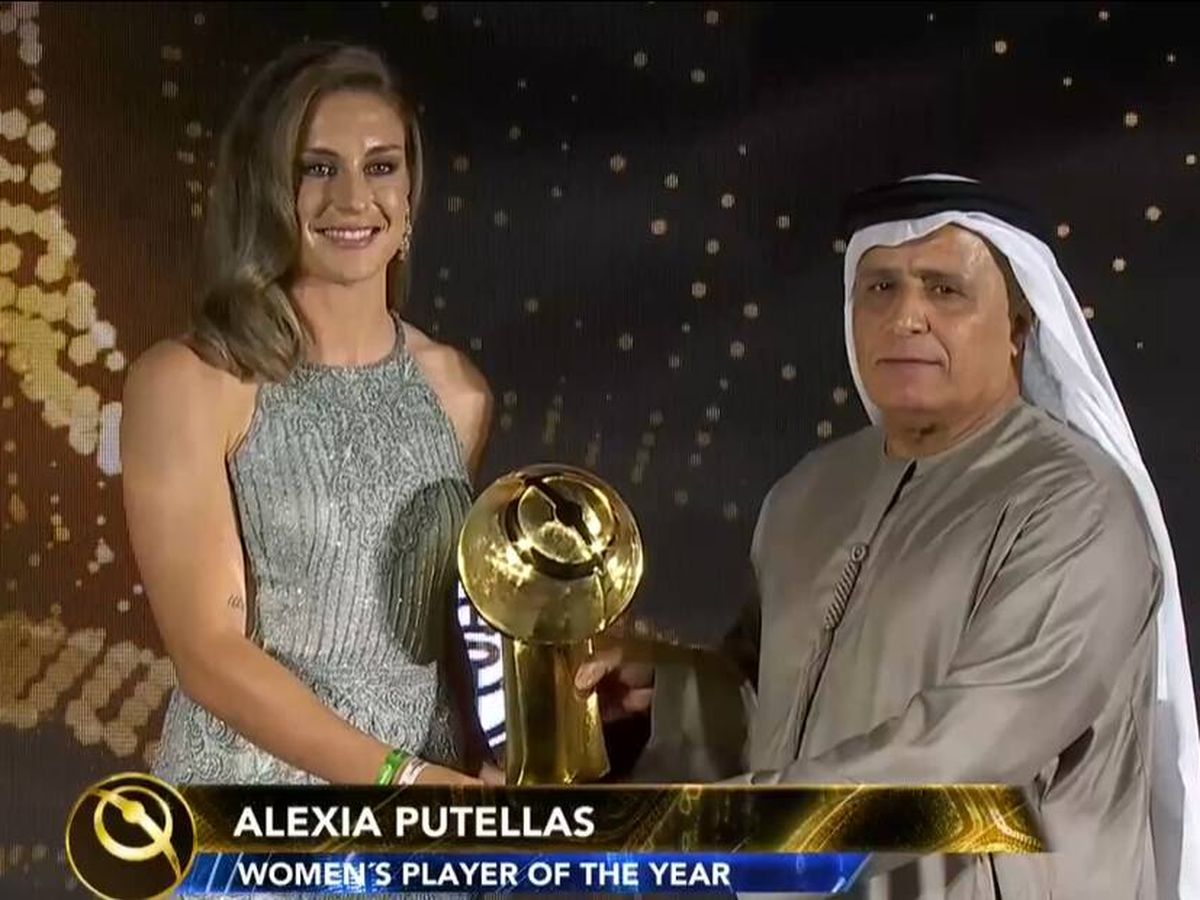 Foto: Alexia Putellas recibe el Globe Soccer Award 2021
