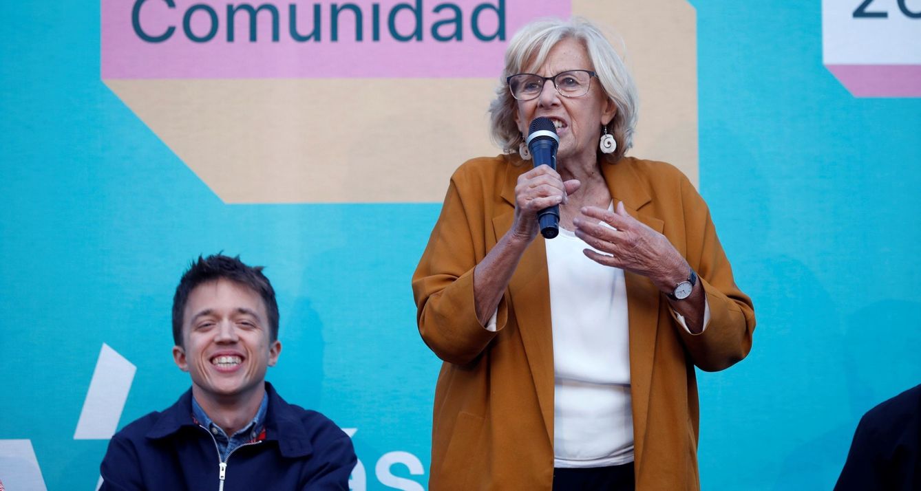 Errejón y Carmena en la campaña electoral. (EFE)