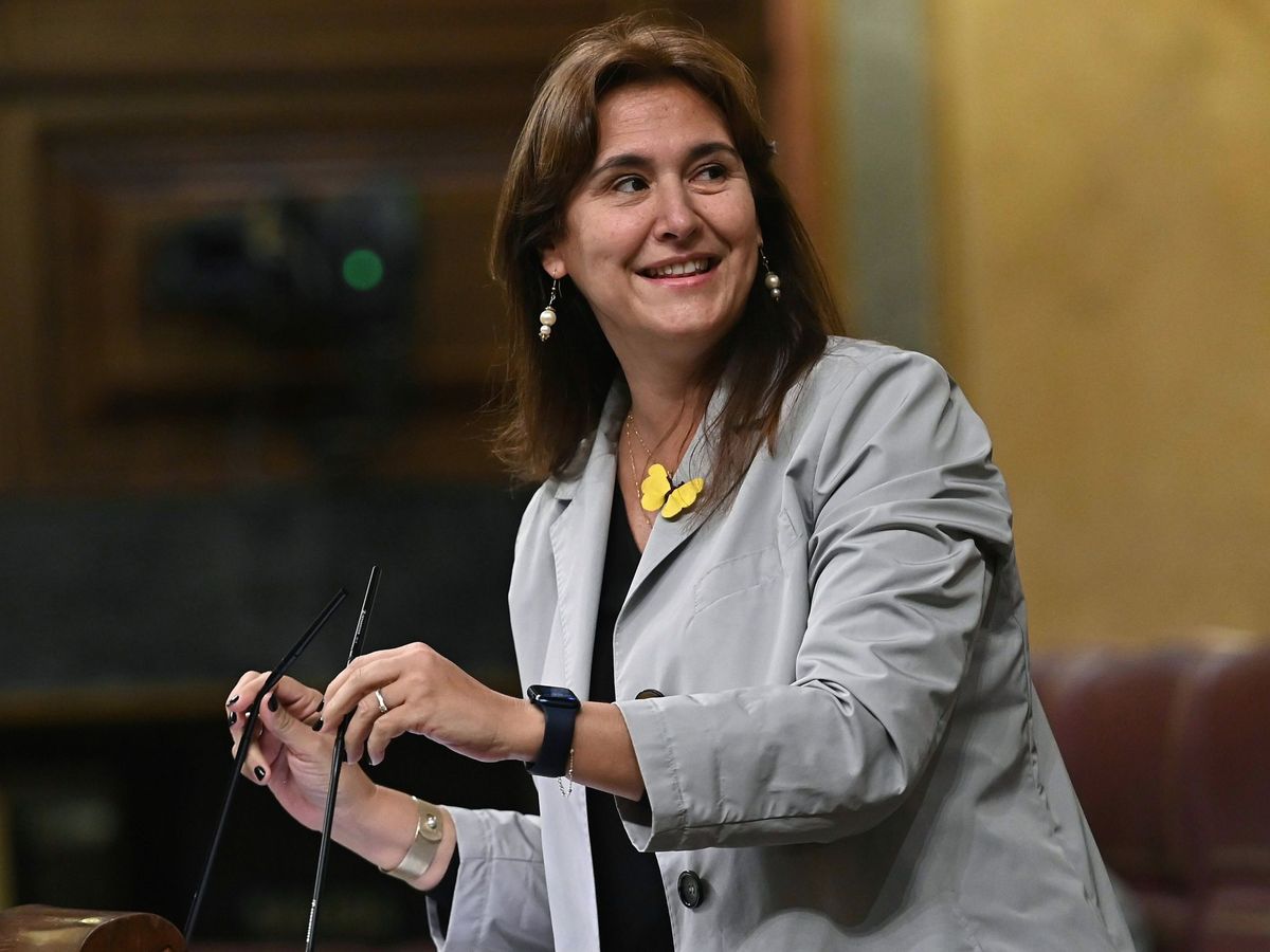 Foto: La diputada de Junts per Catalunya Laura Borràs. (EFE)