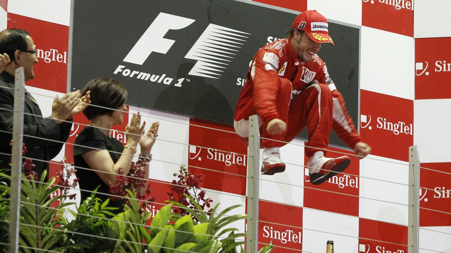 Fernando Alonso ha ganado en Singapur en dos ocasiones: 2008 y 2010.