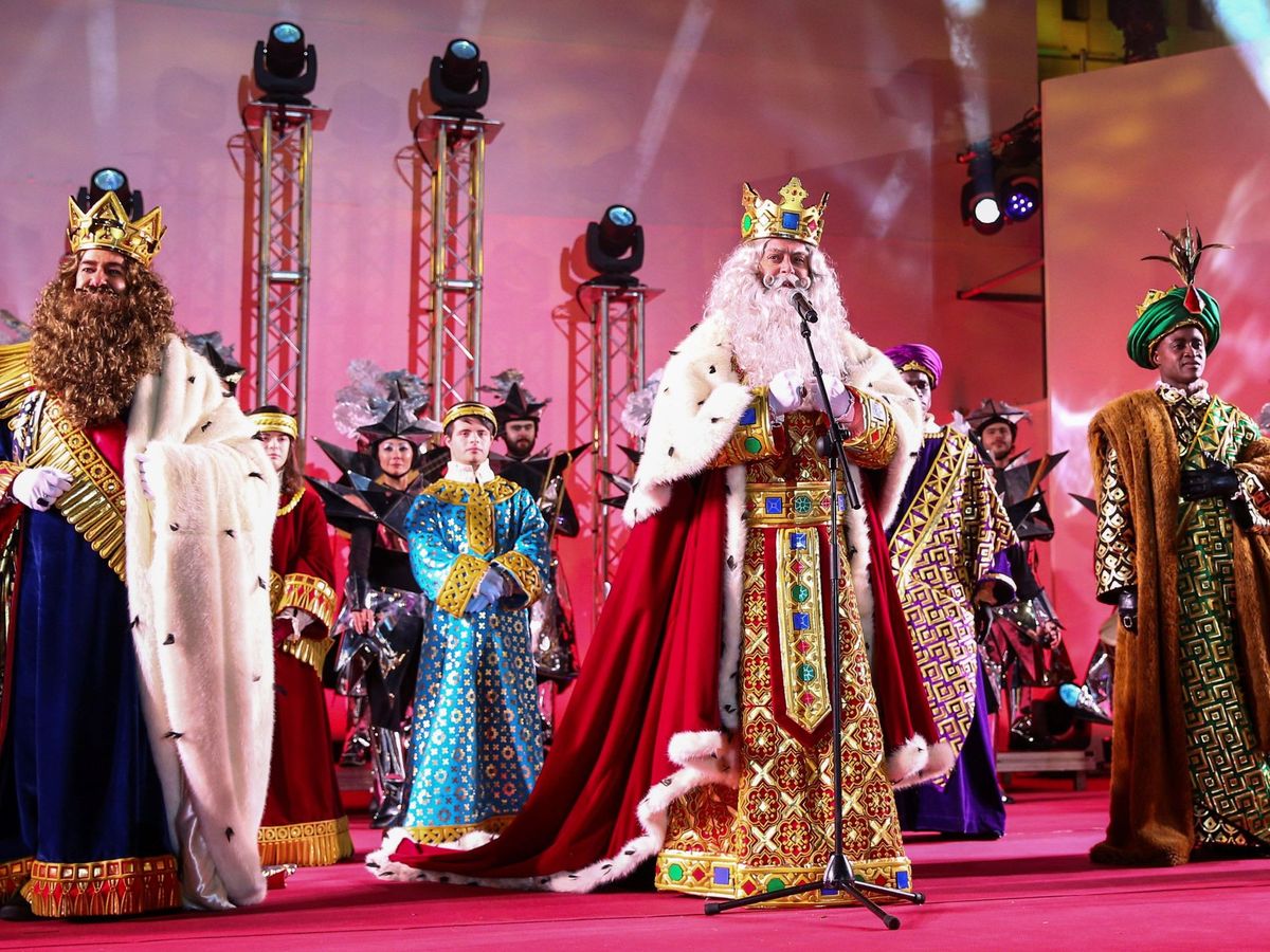 Foto: Discurso de los Reyes Magos en Madrid en la Navidad de 2020. (EFE)