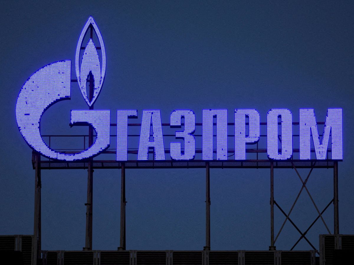 Foto: Logo de Gazprom. (Reuters)