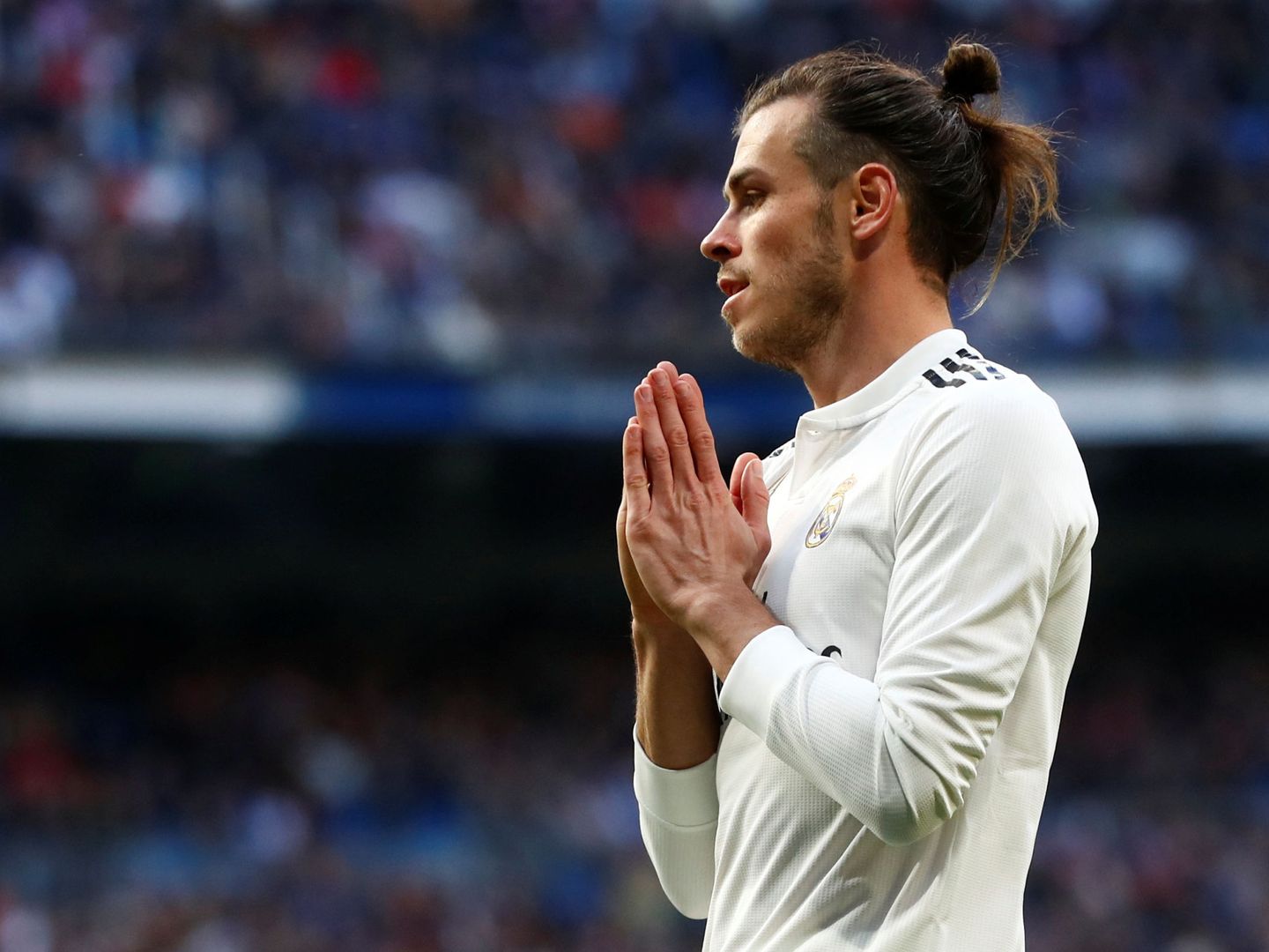 Bale en el partido contra el Valladolid. (Reuters)