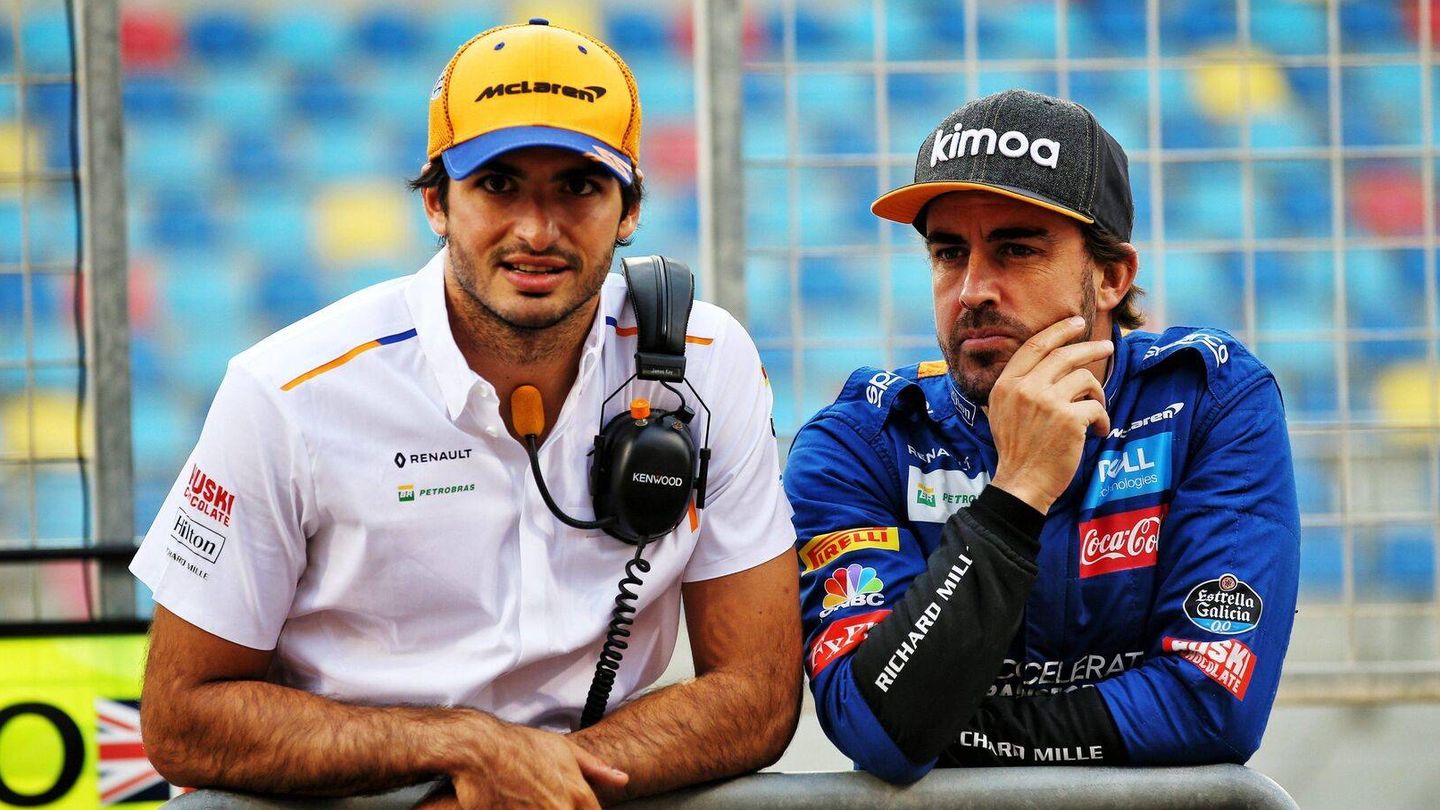 Sainz y Alonso, en una imagen de archivo. (Reuters)