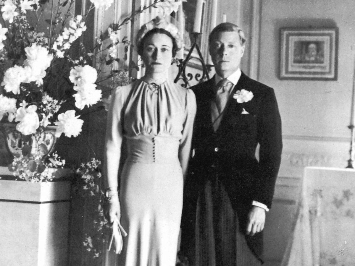 Foto: Eduardo VIII y Wallis Simpson, el día de su boda. (Cordon Press)
