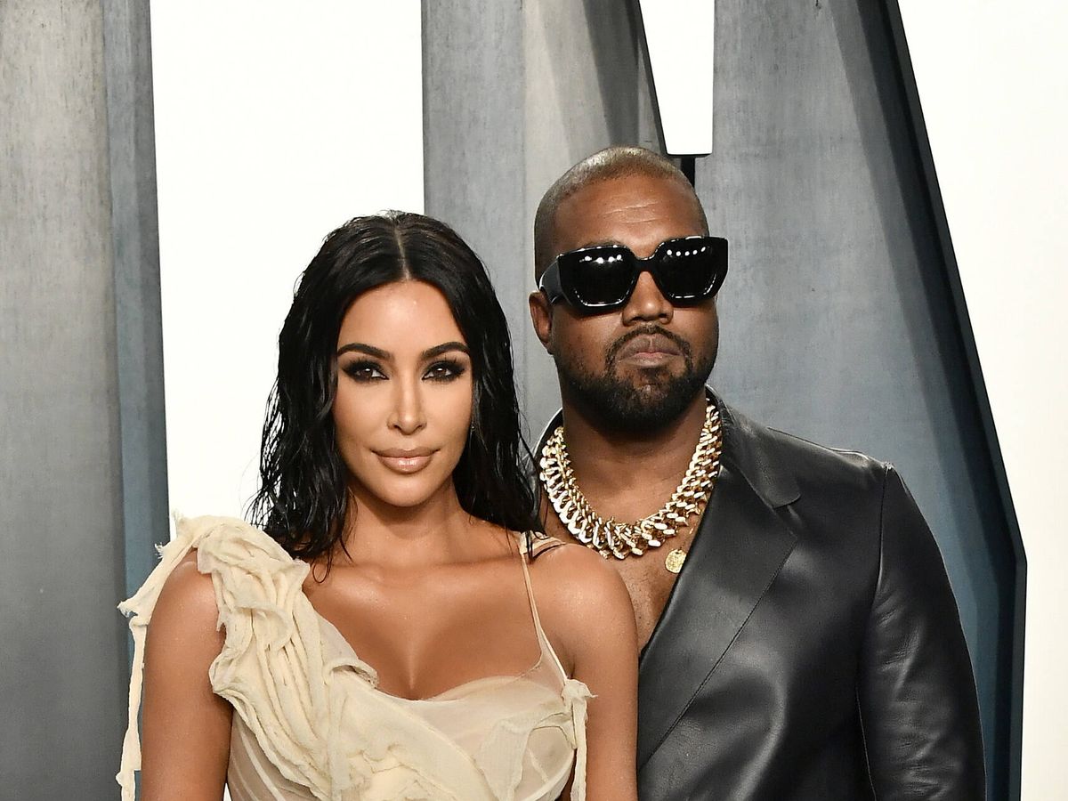 Foto: Kim Kardashian y Kanye West, en los Oscar de 2020. (Getty)
