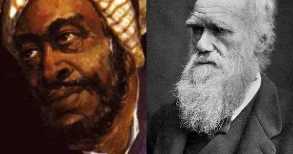 Foto: Al-Jahiz y Charles Darwin (EC)