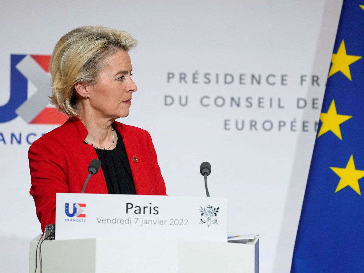 Foto: La presidenta de la Comisión Europea, Ursula von der Leyen. (Reuters/Michel Euler)