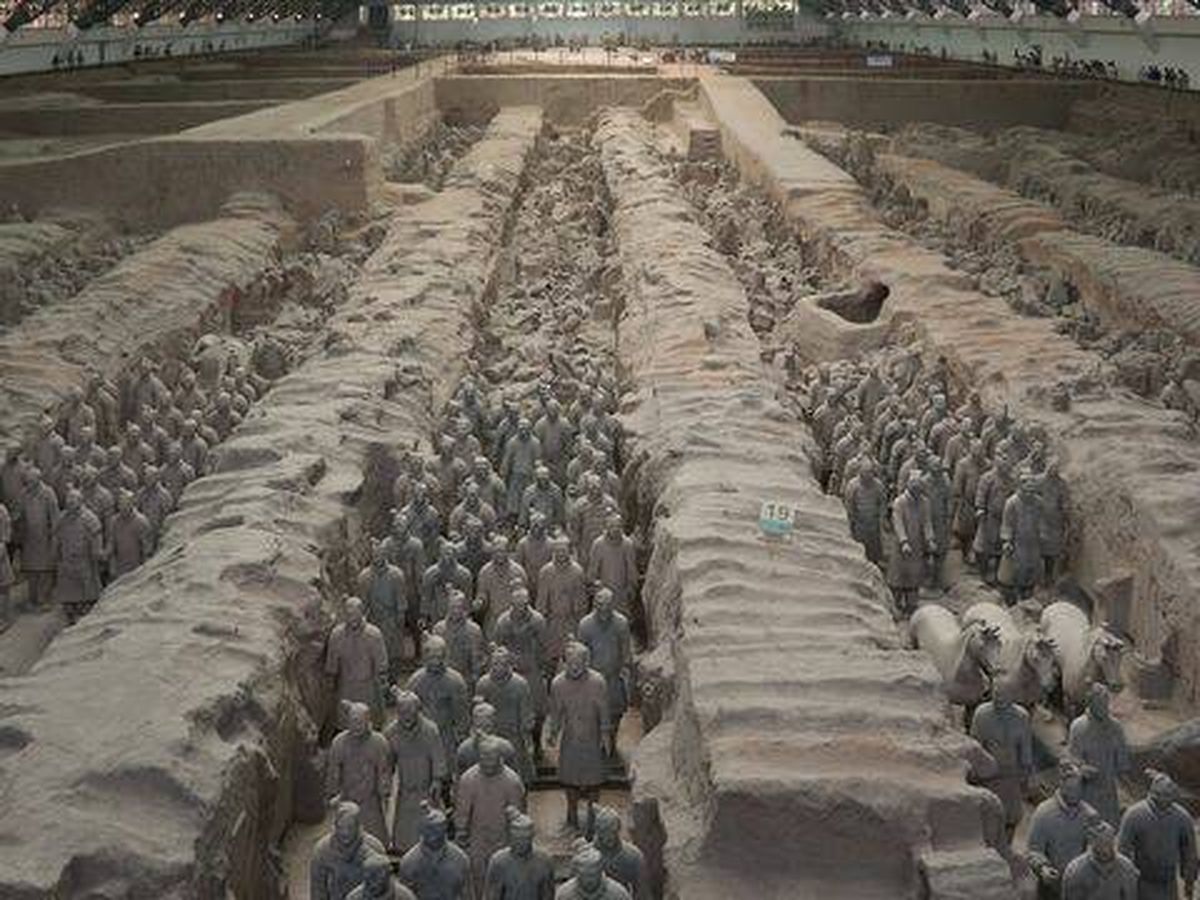 Foto: Vista general de la tumba de Qin Shi Huang. (Pixabay)