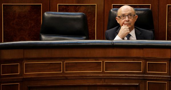 Foto: Cristobal Montoro en el Parlamento. (Reuters)