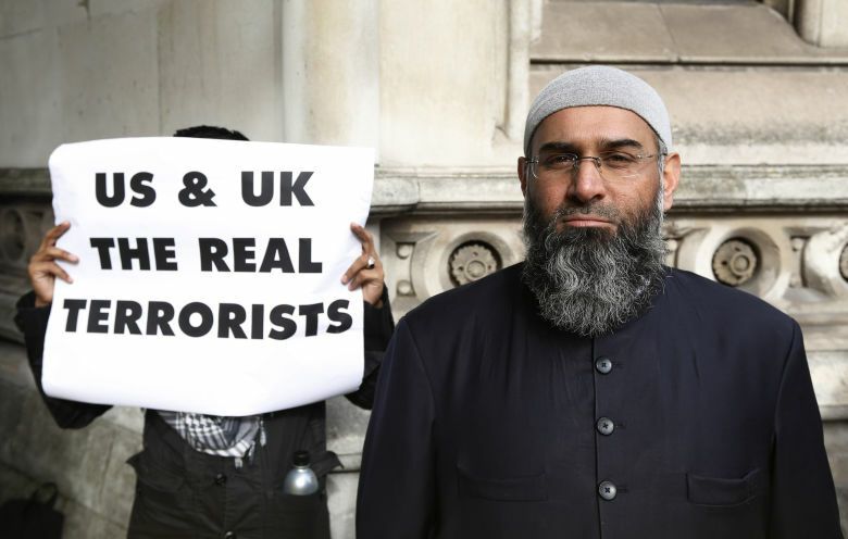 Protesta islámica en Reino Unido. (Reuters)
