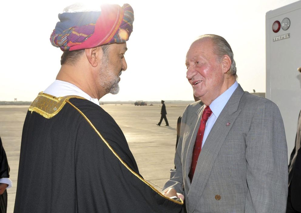Foto: El Rey Juan Carlos en Omán. (Efe)