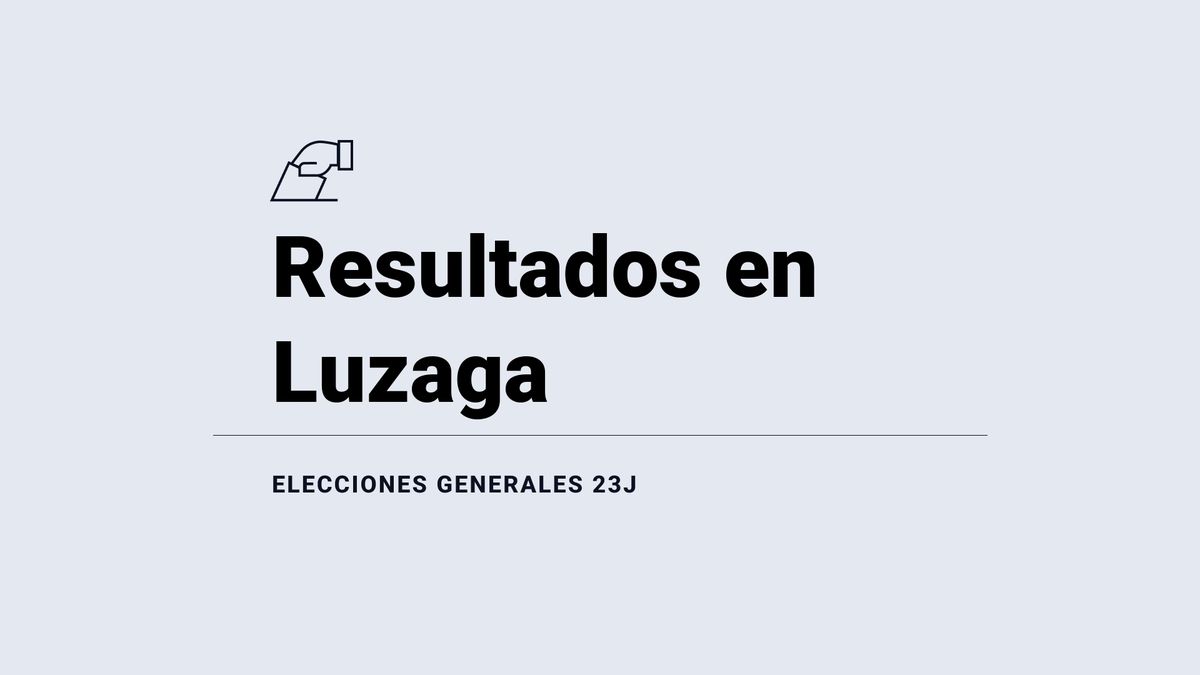 Resultados y escrutinio en Luzaga de las elecciones generales 2023, última hora: el PSOE, el partido más votado