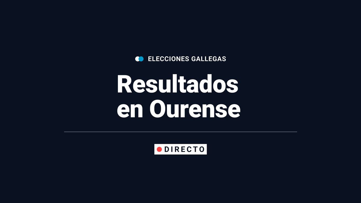 Resultados en Ourense, Carballino y Verín: última hora y cómo va el escrutinio de las elecciones gallegas, en directo 