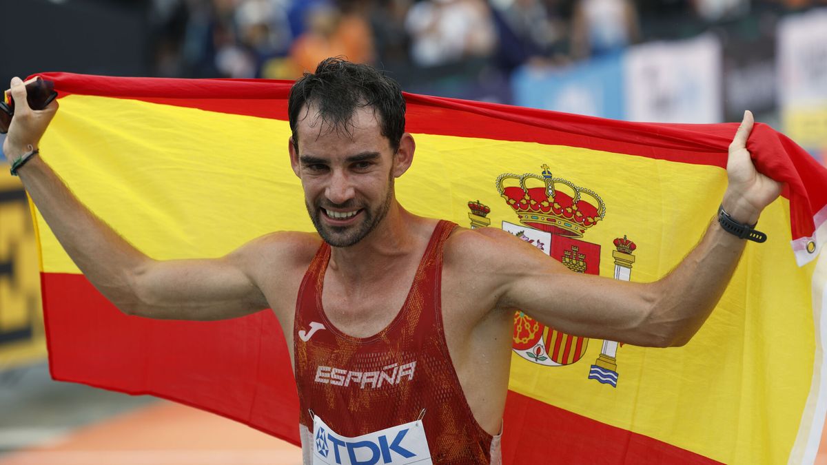Álvaro Martín se proclama campeón del mundo de 20 kilómetros marcha en Budapest