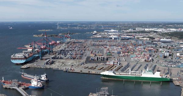 Foto: El puerto de Gotemburgo. (megaconstrucciones.net)