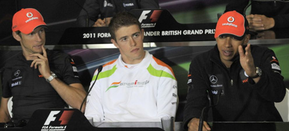 Foto: Button y Hamilton, compañeros en la pista y ¿'rivales' en los tribunales?