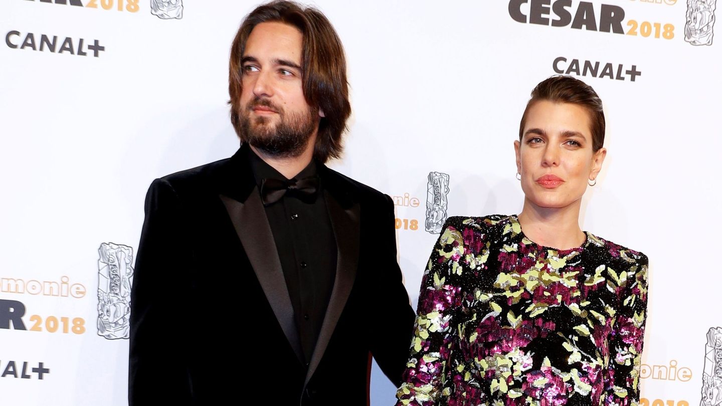 Carlota junto a Dimitri en los Premios César. (EFE)