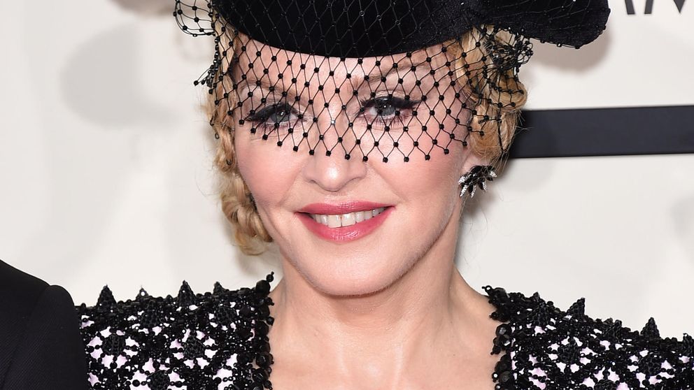 Madonna en los Grammy. (REUTERS)