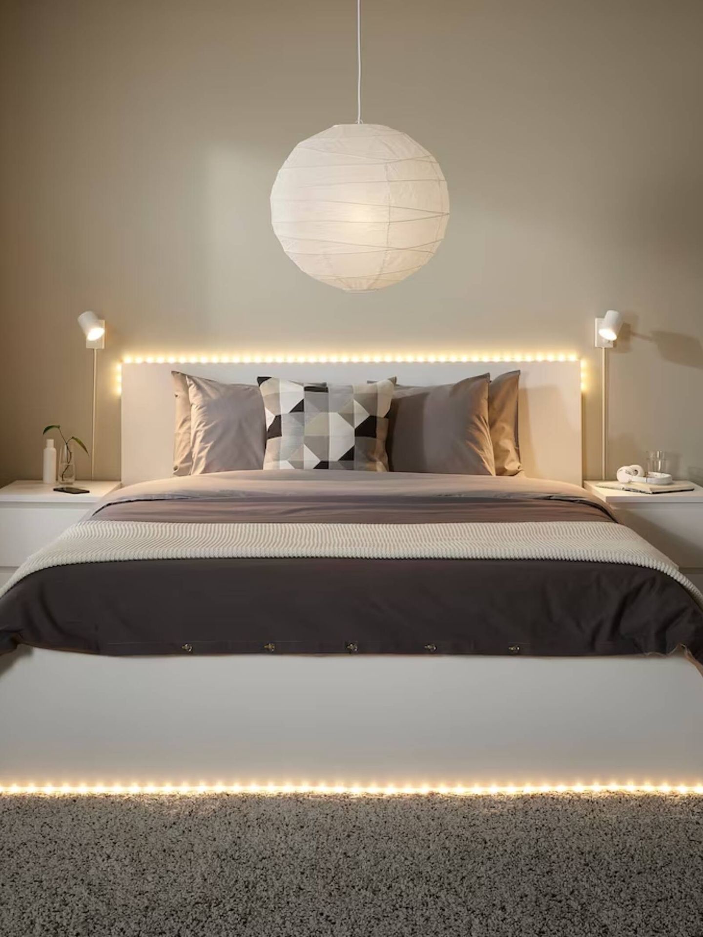 Ideal para cuartos de estar y también para dormitorios. (Cortesía/Ikea)