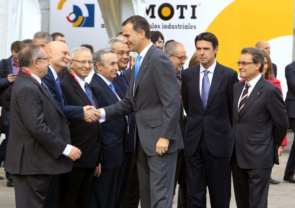 Foto: El príncipe Felipe inaugura el Congreso Mundial de Móviles (WMC) en Barcelona. (EFE)
