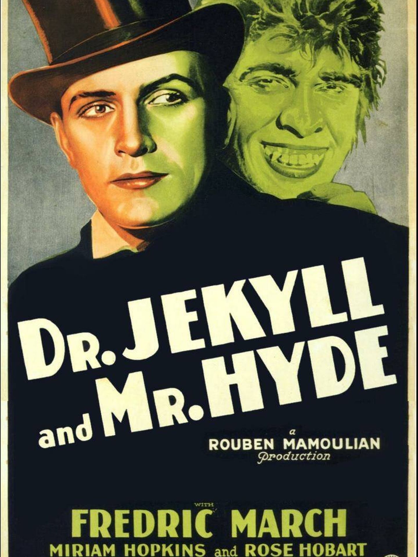 El cartel de 'Dr. Jekyll y Mr. Hyde'.