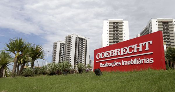 Foto: Un cartel de la constructora Odebrecht en Río de Janeiro, Brasil. (Reuters)