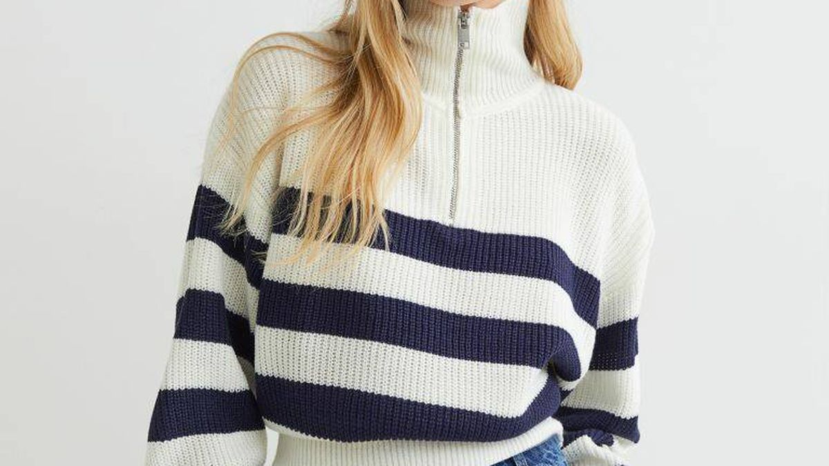 Este jersey calentito de H&M es ideal para las que odian los cuellos altos 