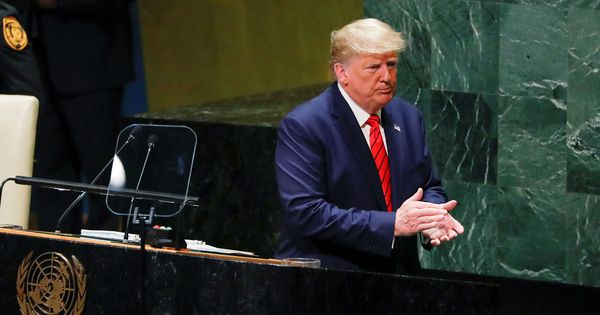 Foto: El presidente de EEUU, Donald Trump, en la sede de la ONU en Nueva York. (Reuters)