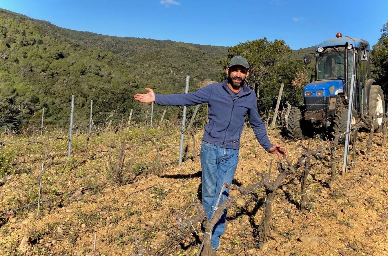 Miquel protege y custodia el paisaje que rodea sus viñas. (Jose Luis Gallego)