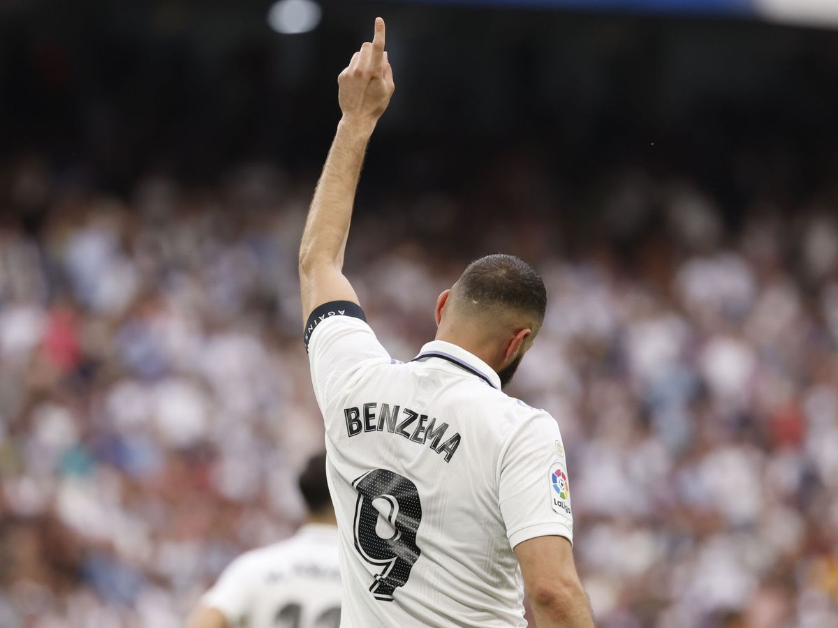 Foto: Rueda de prensa de Benzema en su despedida del Real Madrid: horario y dónde ver en TV en directo (EFE/Daniel González)