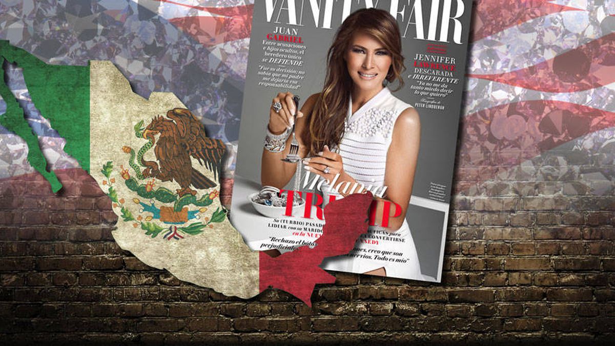 Polémica portada de 'Vanity Fair México' con Melania Trump en plena 'crisis del muro'