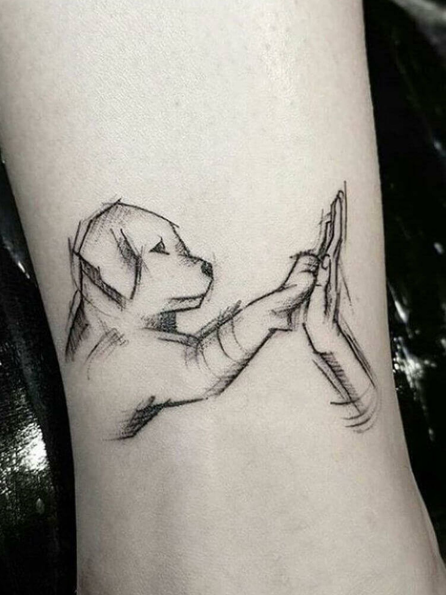Tatuaje de una mascota.