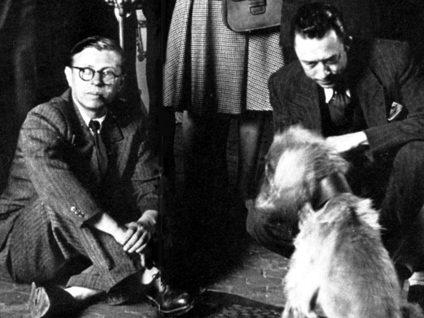 Sartre y Camus.